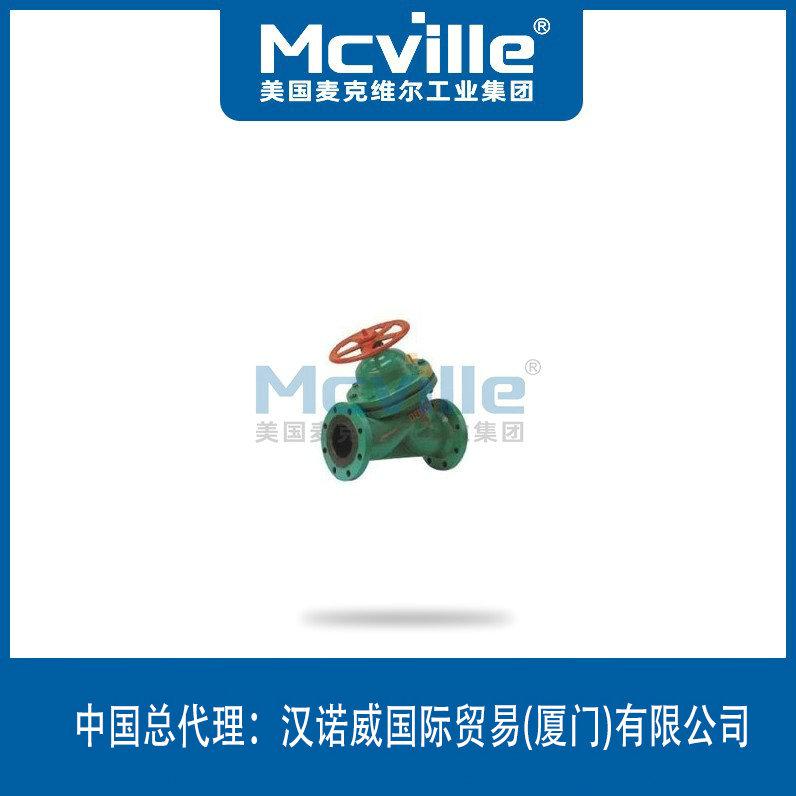 進(jìn)口直流式襯膠隔膜閥