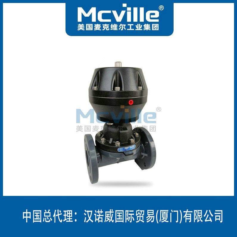 進(jìn)口常閉式氣動隔膜閥