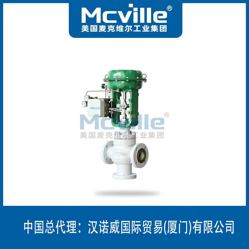 進(jìn)口氣動(dòng)薄膜三通切斷閥