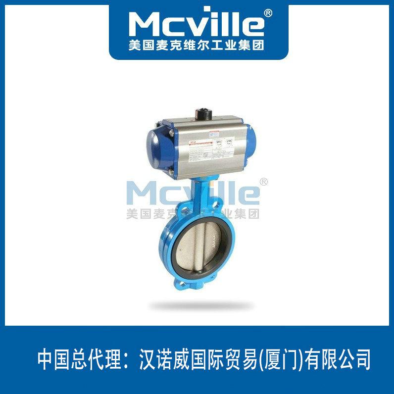 進(jìn)口氣動(dòng)襯膠蝶閥