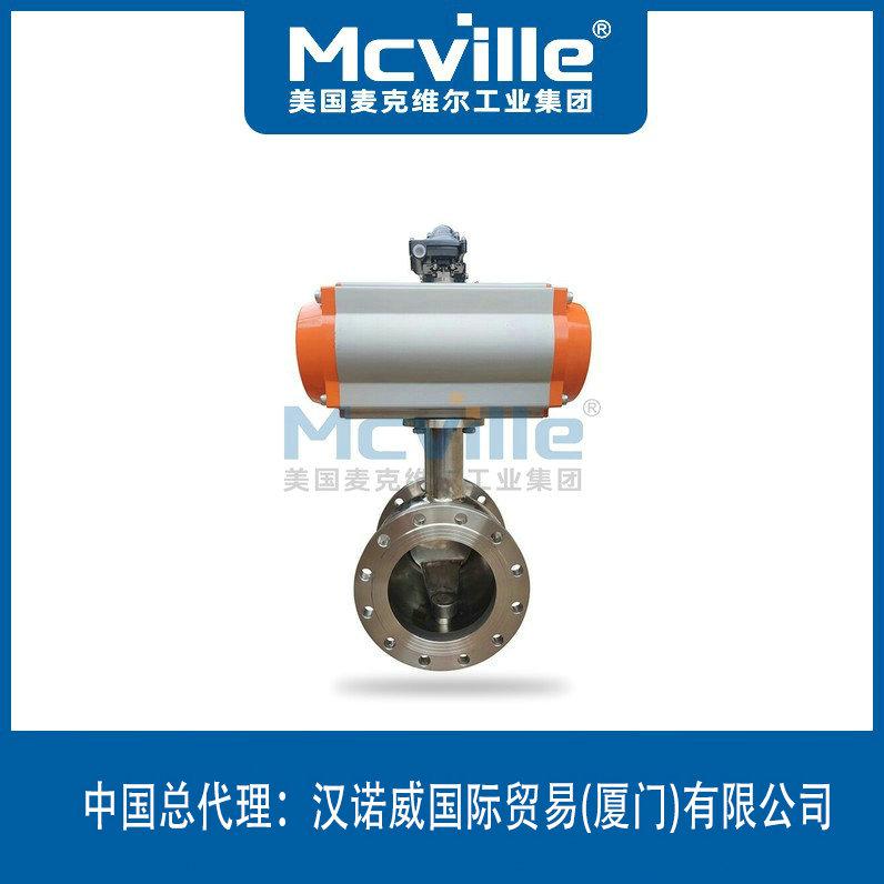 進口氣動偏心半球閥