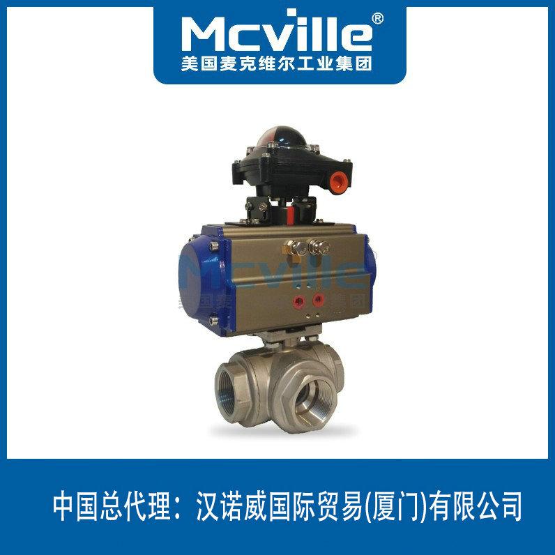 進口氣動內(nèi)螺紋三通球閥