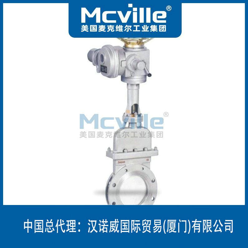 進(jìn)口電動(dòng)暗桿式刀型閘閥