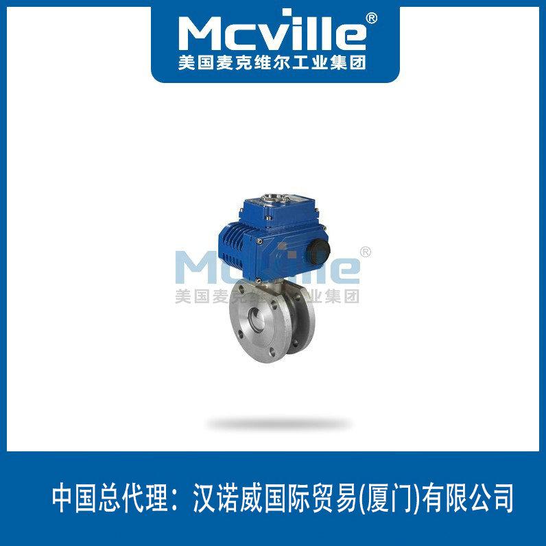 進(jìn)口電動對夾球閥