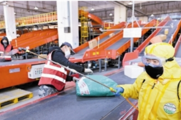 大連：快遞送達前已進行全面消殺