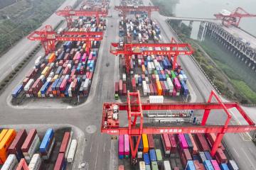 重慶果園港國家物流樞紐貨物吞吐量超2600萬噸