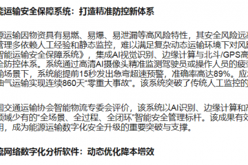 能源運輸進(jìn)入“數(shù)智化躍遷”時代 看軟件專家如何用技術(shù)創(chuàng)新驅(qū)動能源運輸智能升級