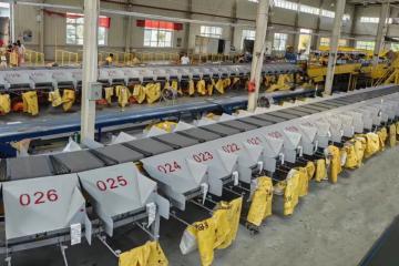 集包倉每小時處理3.5萬，韻達華中網點江浙滬次日達