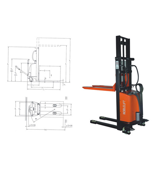 供應半電動堆高車