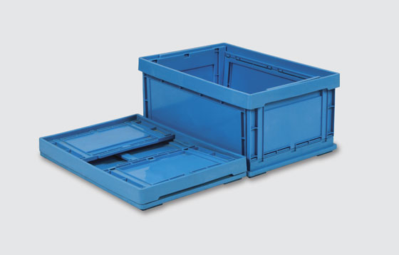 DSZ平折式可折疊周轉(zhuǎn)箱 