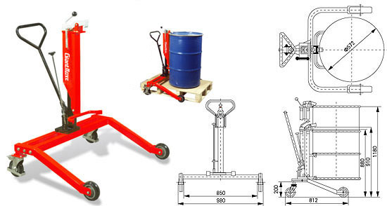 GIANT-MOVE液壓油桶搬運(yùn)車 CA-A252
