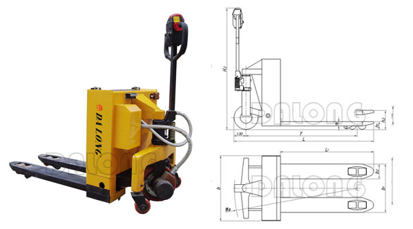 無錫大隆CBD B半電動搬運(yùn)車 