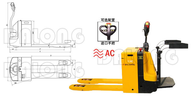 無(wú)錫大隆全電動(dòng)托盤搬運(yùn)車（AC交流電機(jī)） 