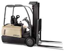 美國科朗叉車(CROWN)3000/3500/4000磅三輪電動平衡重叉車