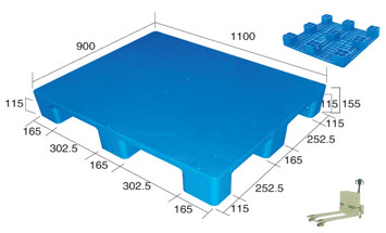 QH-1109C平板九腳（內(nèi)置鋼管）