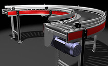 轉(zhuǎn)彎輥道輸送機(jī)