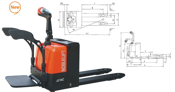 諾力電動(dòng)托盤車廣東銷售