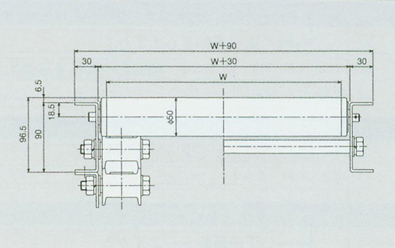 JRD-F 樹脂滾筒平皮帶輸送機(jī) 