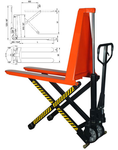 手動高升程搬運(yùn)車-SLT(N)10