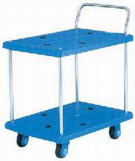 雙層塑料手推車(chē)