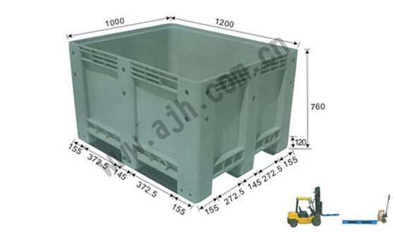 JH03#大型封閉式卡板箱
