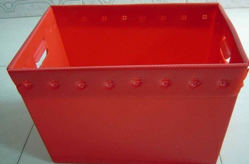 紅色防靜電中空板箱