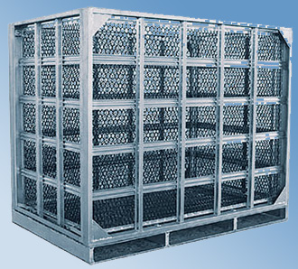  塑料網拆解式托盤箱 