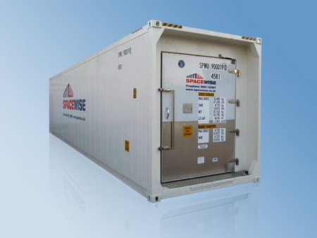 超高40內凹屠夫門鋼制倉儲冷藏箱