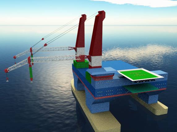 半潛重型起重船