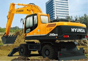 R210w-9 輪式挖掘機(jī)