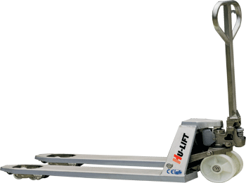 不銹剛手動(dòng)液壓搬運(yùn)車(chē)