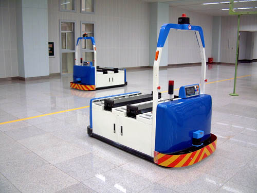 昆船WW512雙伸叉推挽型激光導引自動運輸車