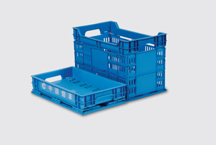 大森煙草行業(yè)專(zhuān)用物流箱DSZ4425 折疊煙筐  