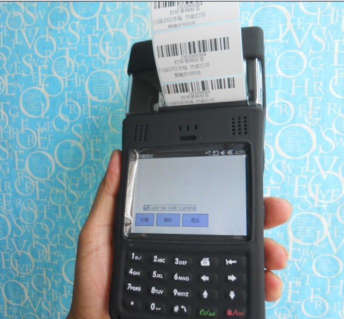 手持POS機，條碼打印PDA，手持打印終端，數(shù)據(jù)采集器 智能POS打印機