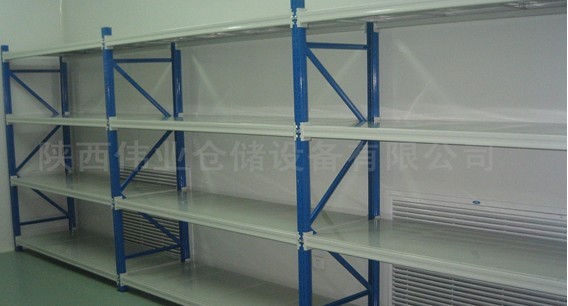 供應(yīng)立體倉庫貨架擱板式貨架[中量型]