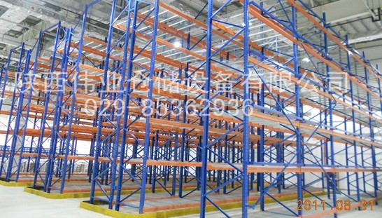 供應(yīng)立體倉庫貨架橫梁式貨架[適用三向叉車]