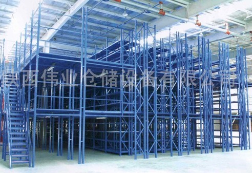 供應(yīng)立體倉庫貨架閣樓式貨架