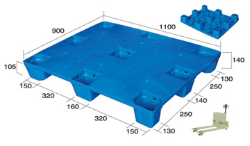 供應(yīng)塑料托盤QH-1109超輕平面
