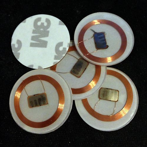 NFC電子標(biāo)簽 ISO14443A 13.56MHz 透明錢幣卡 RFID標(biāo)簽 mifare 1K