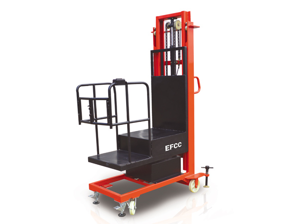 安徽宇鋒EPT系列揀選車,半電動高位揀選車,高位揀選平臺叉車,12V