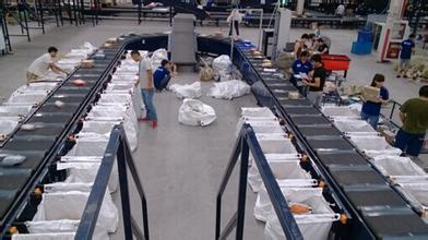 交叉帶分揀系統(tǒng) 深圳專(zhuān)業(yè)做分揀機(jī)廠家