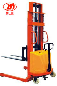 半電動堆高車寬支腿型