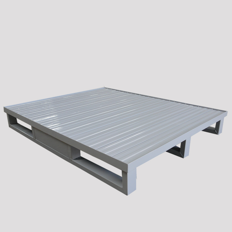 華易倉儲(chǔ)物流金屬托盤三腿鋼制托盤承載500KG貨架托盤 加強(qiáng)加厚