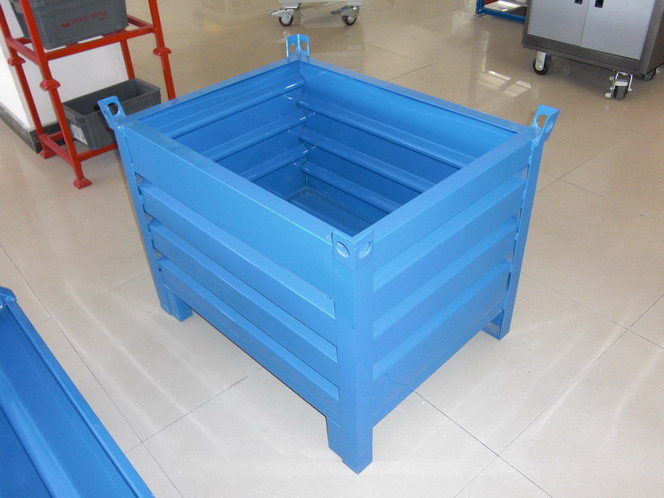 鋼制周轉(zhuǎn)箱 波紋板料箱