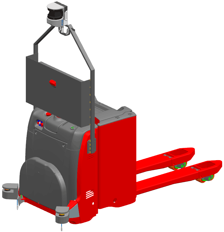 激光導(dǎo)航agv叉車搬運機器人