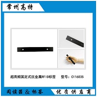 固定式雙孔抗金屬RFID標(biāo)簽