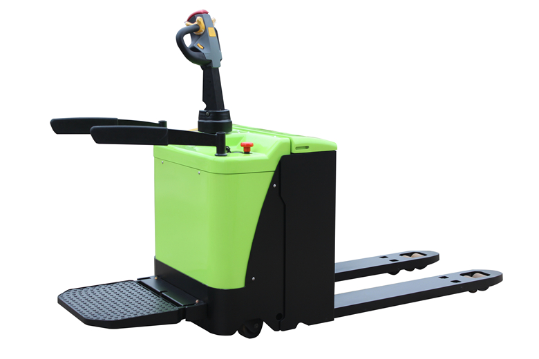 新款促銷(xiāo)1/2噸3噸站駕式電動(dòng)搬運(yùn)車(chē) 電瓶叉車(chē)托盤(pán)車(chē) 液壓地牛裝卸車(chē)