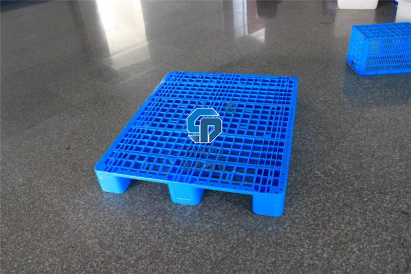 貴州倉儲物流1210川字加鋼管堆碼塑料托盤