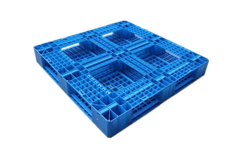 四川SP-1210倉儲物流裝卸堆碼綠色環(huán)保可回收叉車塑料托盤