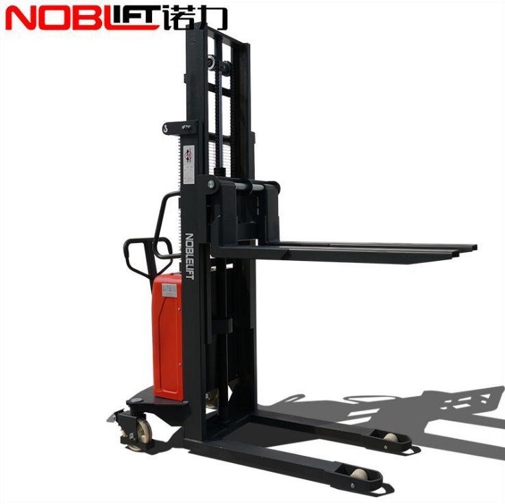 上海半電動(dòng)堆高車(chē) 諾力堆垛機(jī)手動(dòng)半自動(dòng)液壓手搖升降叉車(chē)SPN1535